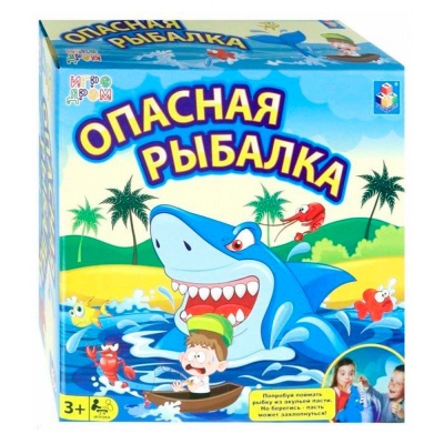 Настольная игра Игродром Опасная рыбалка 1Toy Т13562